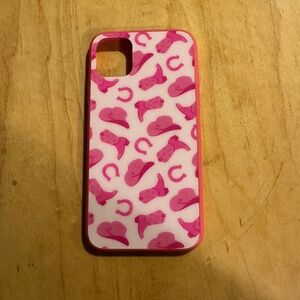 iPhone 11 Hot Pink Cowgirl Aesthetic Phone Case